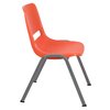 Flash Furniture Orange Shell Stack Chair RUT-EO1-OR-GG